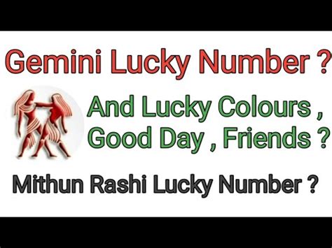 mithun rashi today lucky number|Mithun .